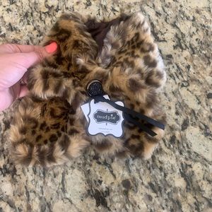 Leopard print scarf or stole for toddler - Mud Pie